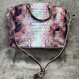 Brahmin Duxbury Supernova Ombre Melbourne Leather Satchel with dustbag READ